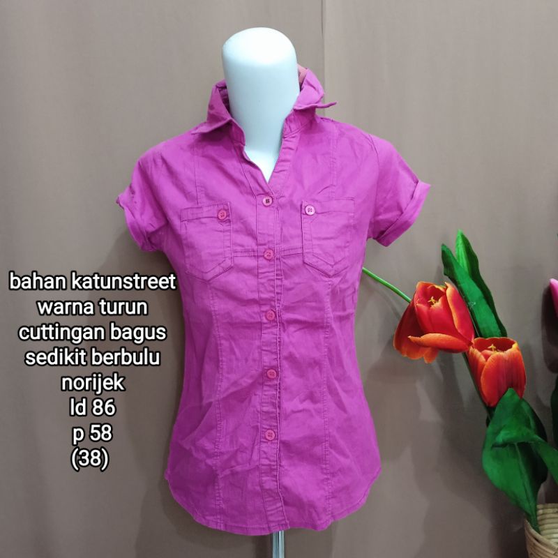 PRELOVED THRIFT KEMEJA WANITA // KEMEJA WANITA // PRELOVED KEMEJA // THRIIFT KEMEJA // THRIFT KEMEJA BEKAS-46