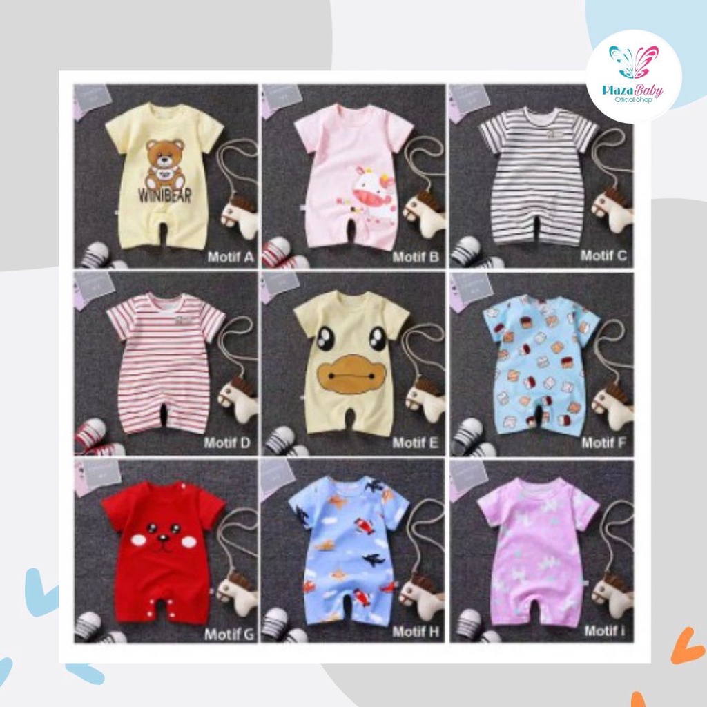 PlazababykuJUMPER IMPORT PENDEK baju bayi imut lucu jumper bayi pendek import