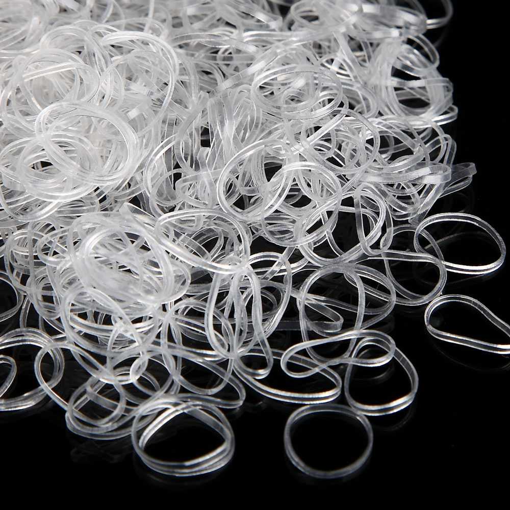 SORRYNAM Karet Gelang Ikat Rambut Jepang TPU Band 200 PCS - 1180