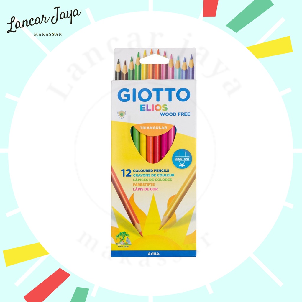 

Color Pencil Warna Giotto Elios Tri Cardboard 12 warna