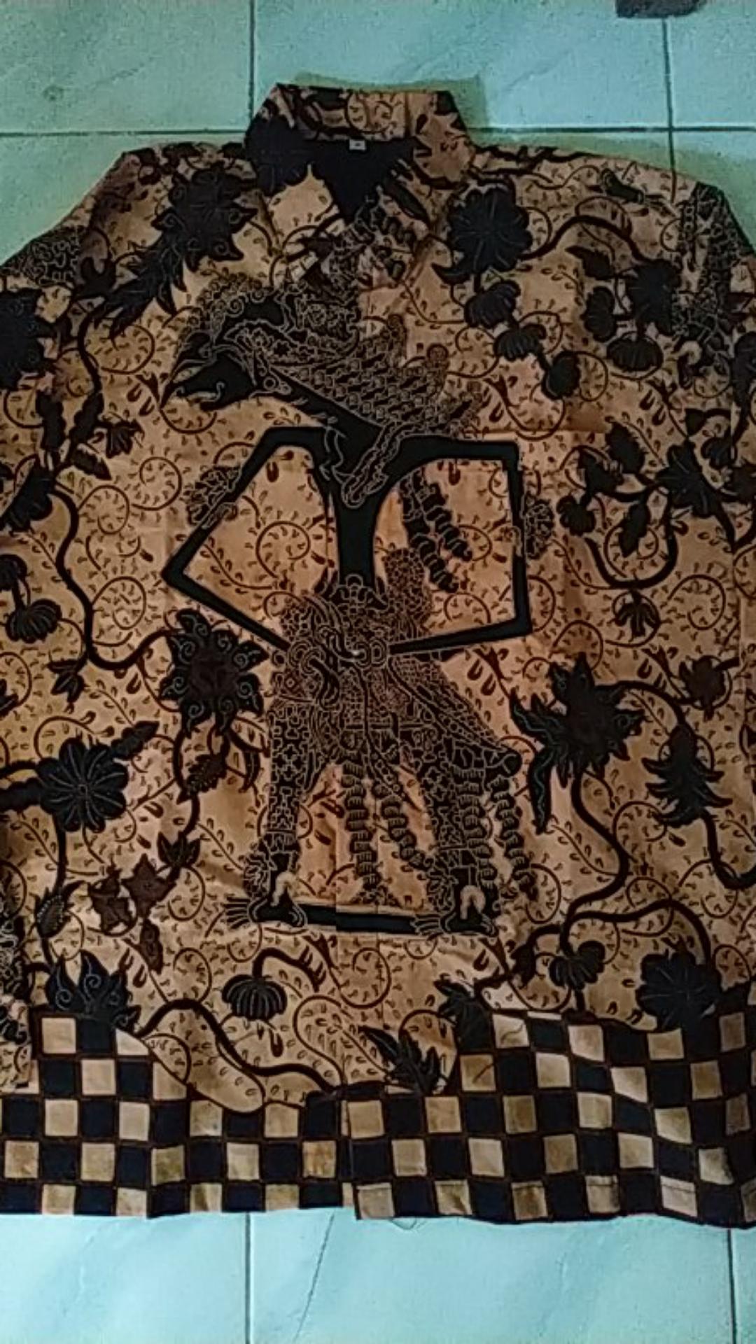 Harjunososro Mocca Kemeja Batik Pria Panjang Full Furing By Dewo