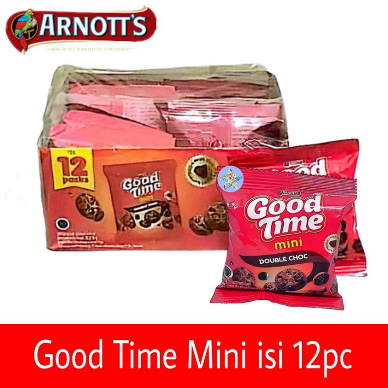 

Good Time Mini coklat isi 12pc/kotak