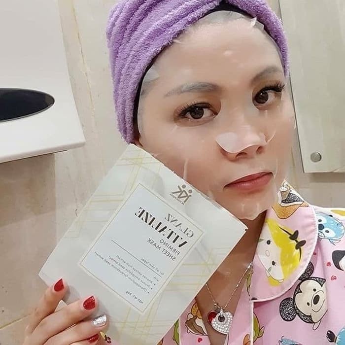 GLANZ SHEET MASK Masker Wajah Mencerahkan Menghaluskan Wajah - GLANZ FLAWLESS