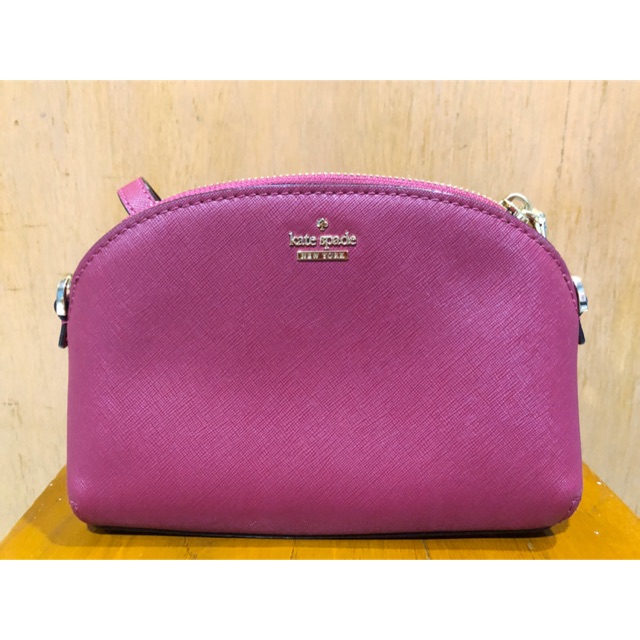 Preloved - KATE SPADE NEW YORK 100% Original Small Dome Cross Body Fuchsia Bag