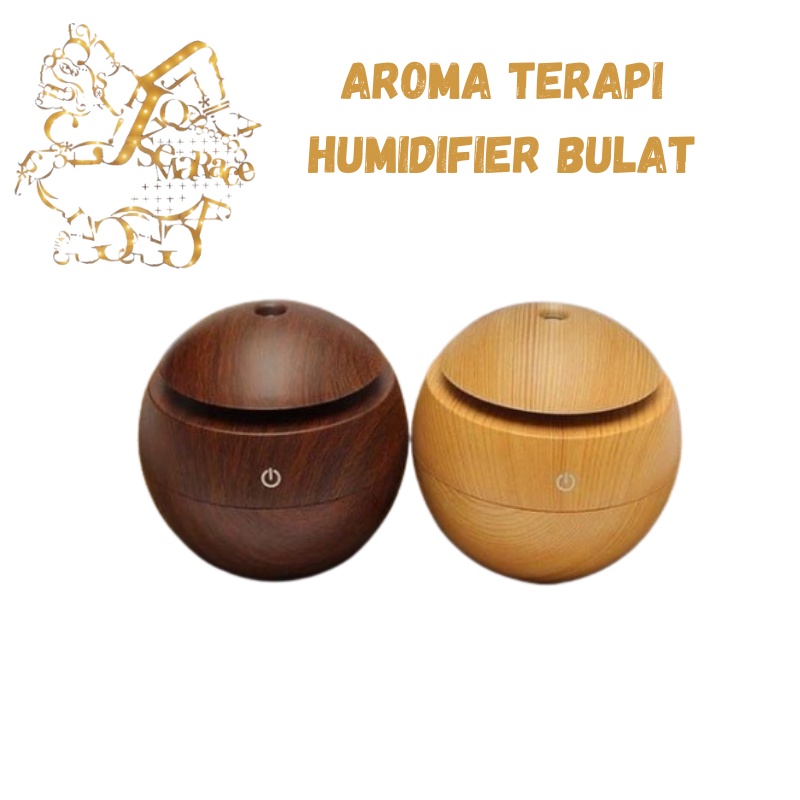 AROMA TERAPI HUMIDIFIER BULAT PURIFIER AIR DIFFUSER PORTABLE