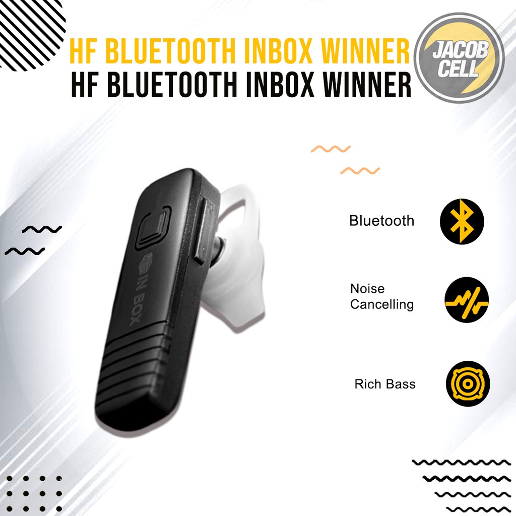 Headset Bluetooth Inbox Winner Wireless Headset