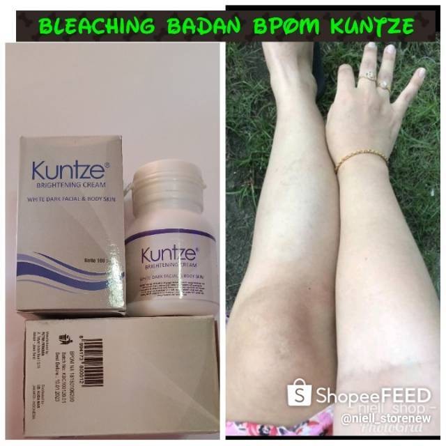 TERMURAH PROMOO BODY BLEACHING BADAN SUPER  / BLEACHING SALON/KUNTZE BLEACHING AMPUH BPOM/BLEACHING FAMEUX