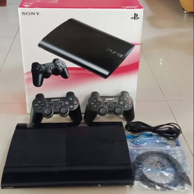 PS3 Super Slim 500gb New Refurbish (Black)