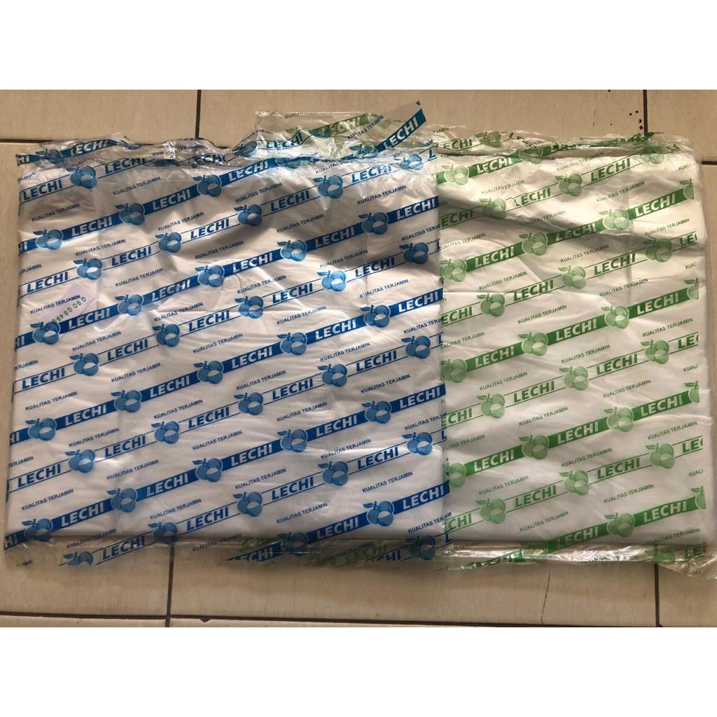Kantong Plastik Kresek Bening Lechi ukuran 40 Al Barakah Plastik