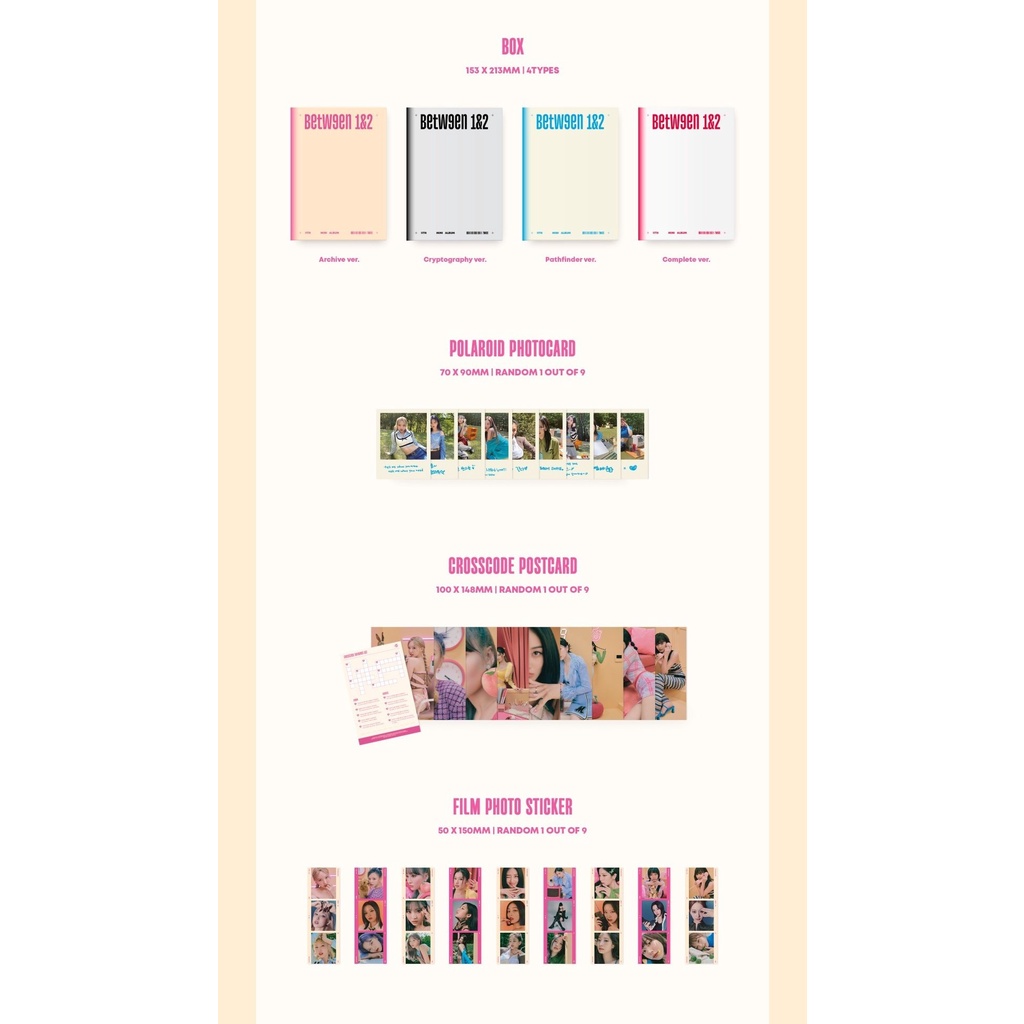 TWICE - 11th Mini Album BETWEEN 1&amp;2 (online POB)