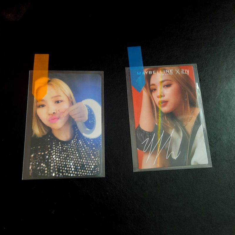 PHOTOCARD RYUJIN LIGHTRING MAYBELINE