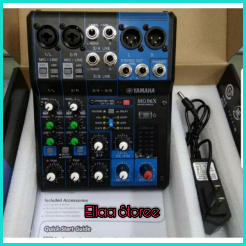 Mixer Yamaha MG 06 XU Mixer Yamaha 6 Channel