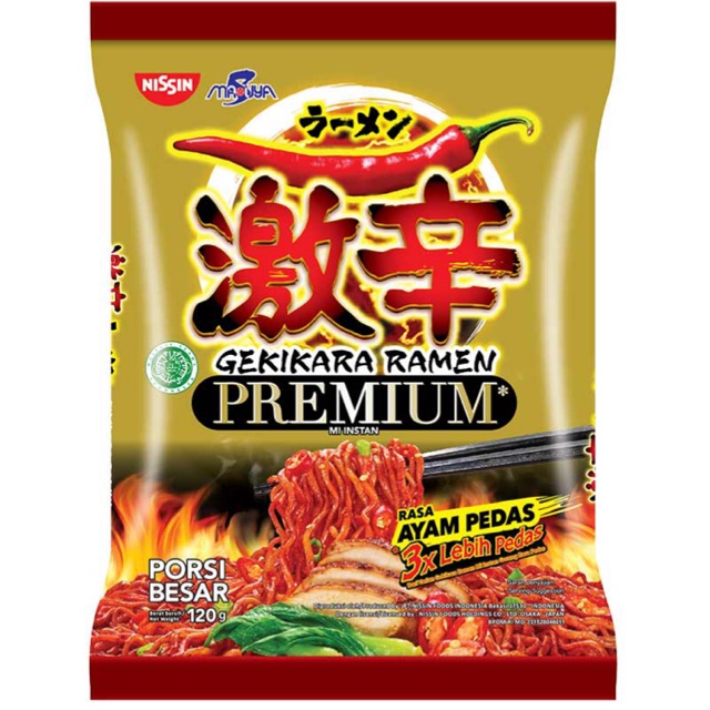 

NISSIN MIE GORENG GEKIKARA RAMEN PREMIUM 120G