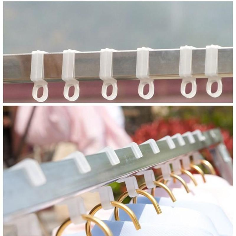 Hot Sale /1/6Pcs Pengait Anti slip Tahan Angin Untuk Batang Gantungan Baju/Gantungan Baju Rumah buckle Hook Clip/Gesper Klip Anti-Jatuh/Pengering Organizer Rak Klip Pasak