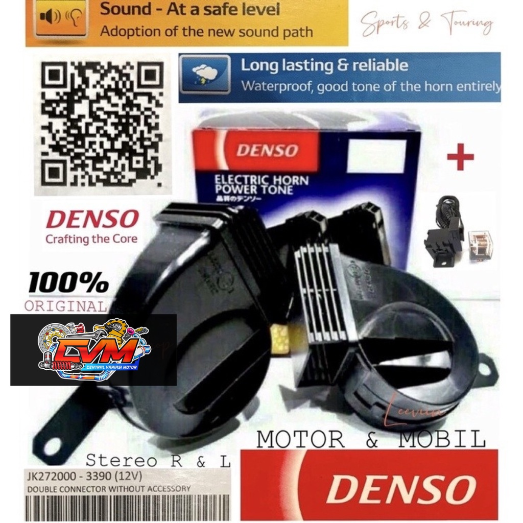 Klakson Denso Keong WaterProof 12 V Bisa Buat Motor &amp; Mobil 100% Original