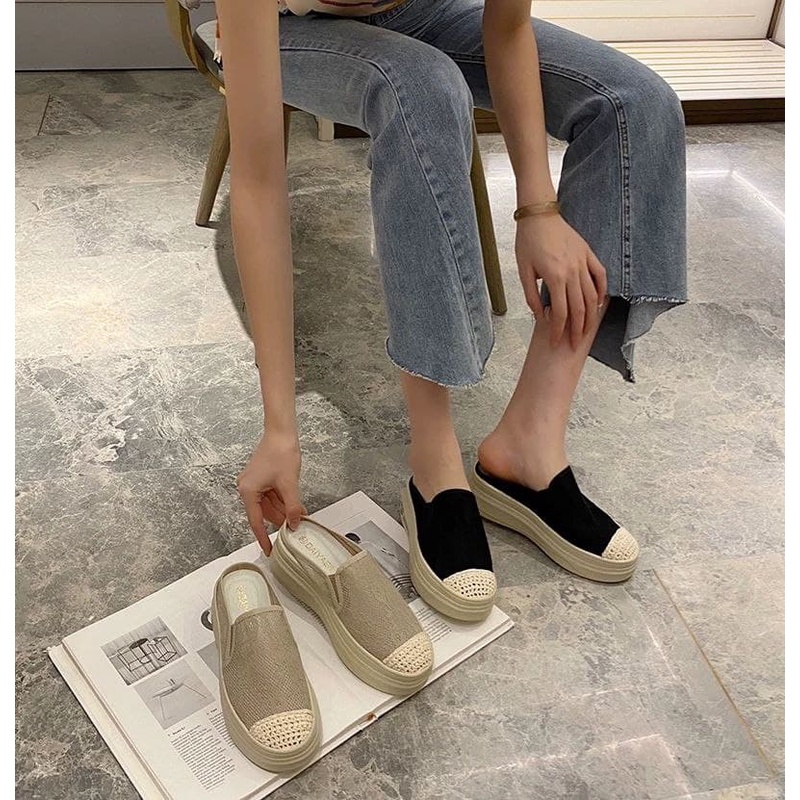 SS30026 slip on wanita import terbaru sepatu selip termurah wanita sepatu flat kekinian cod jakarta