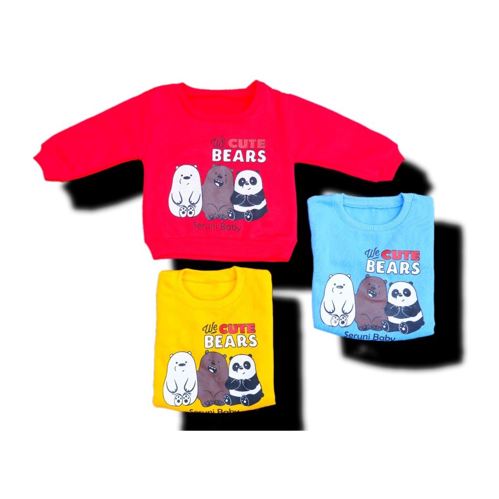 Jaket Sweater Bayi Perempuan Laki Laki New Born Baru Lahir-Bear