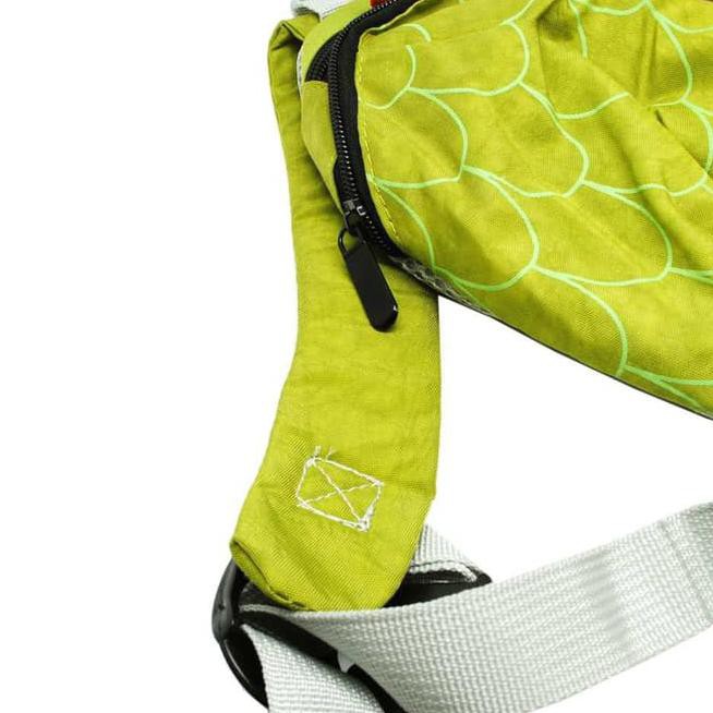 Disini aja Tas Sekolah Anak Karakter Dinosaurus / Tas Anak Cewek Cowok Original - Hijau muda Best