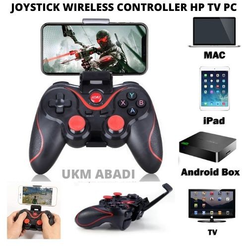 Joystik Game Pad X3 V8 S3 T3 VA-013 Wireless Controller HP TV 114121