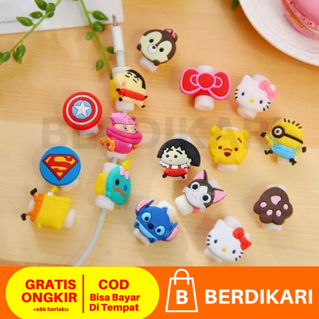 Pelindung Ujung Kabel Kartun