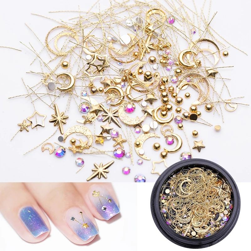 Aksesoris kuku /nail art/sprinkle 3D/rhinestone