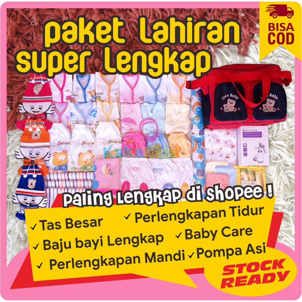 Baju Bayi New Born - Paket Perlengkapan Bayi Lahir - Kebutuhan Lahiran - Perawatan Bayi