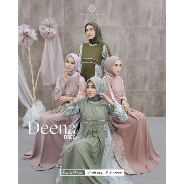 Deena Dress , dress kondangan Mewah dan Elegan. Beautif Dress by Nadheera Luxury