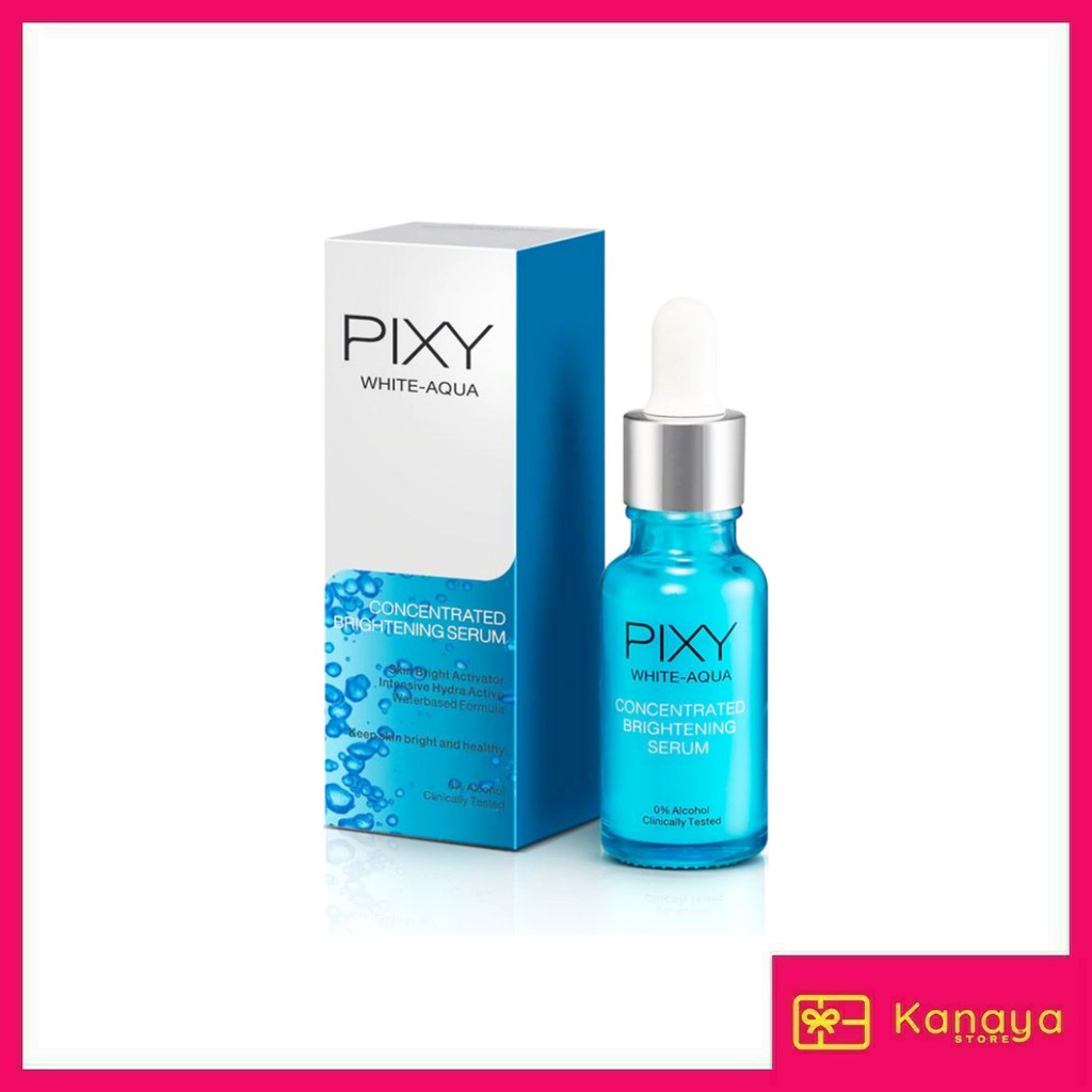 (BISA COD) Pixy White Aqua Concentrated Brightening Serum 18 Ml