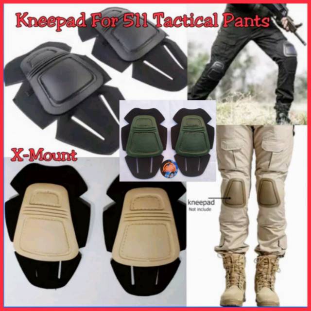 KNEEPAD DECKER pelindung lutut utk celana Tactical 511. Dekker Deker Kniped Kneeped