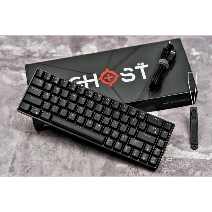 Paradox Gaming Ghost IBM68K Black Mechanical Keyboard