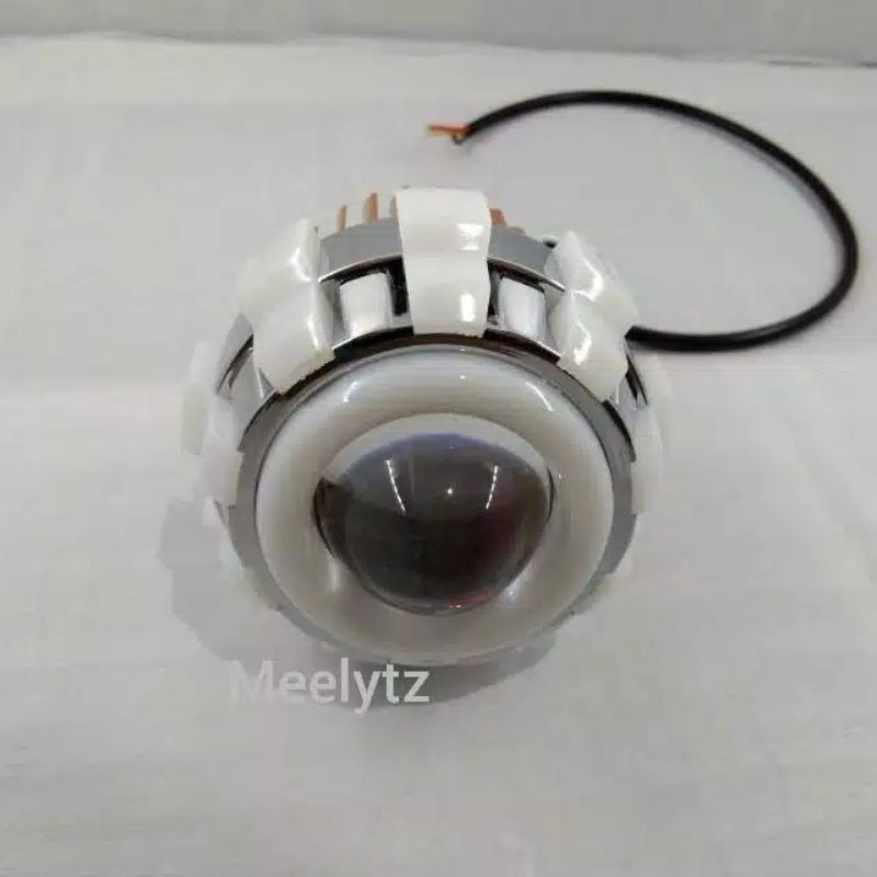 Lampu LED projie mini ubur-ubur 2.5 inch motor mobil projie Middle mini IDSHOPP