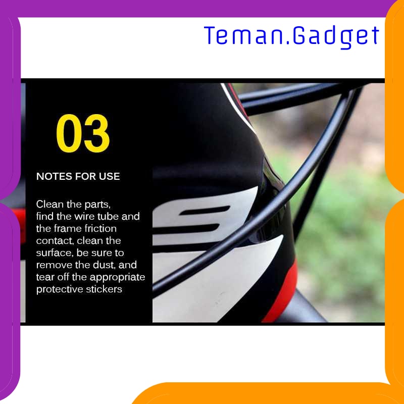 TG-IB631 LEIA STIKER FRAME SEPEDA BIKE PROTECTIVE FILM SCRATCH RESISTANT - 1187