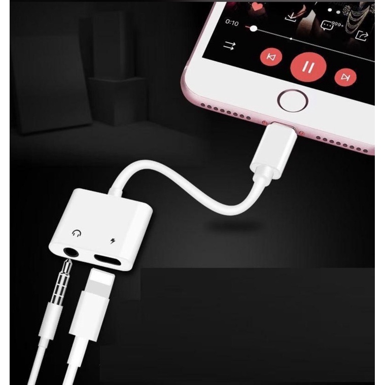 PROMO VIBOX KABEL AUX 2in1 MH030 LIGHTNING MUSIC PLUS CHARGING AUTOPOP UP BLUETOOTH CONNECTION J009