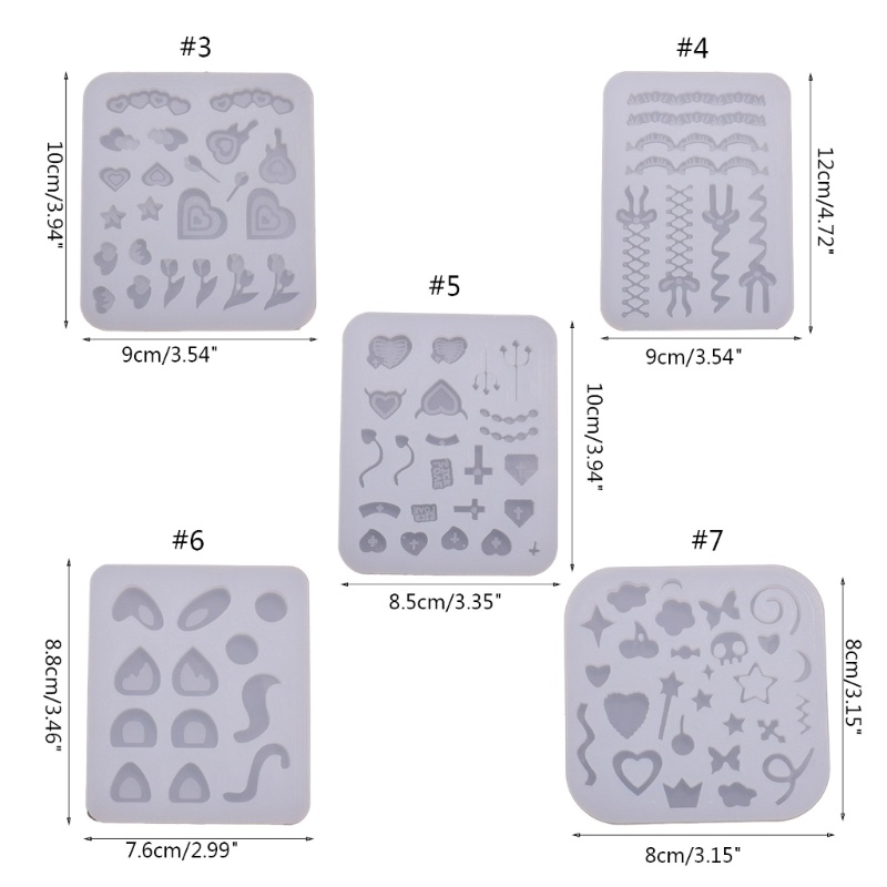 Siy Cetakan Epoxy Resin Bahan Silikon Hollow