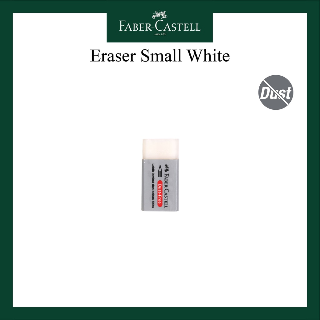 

Faber Castell Eraser Small White / Penghapus Putih Kecil
