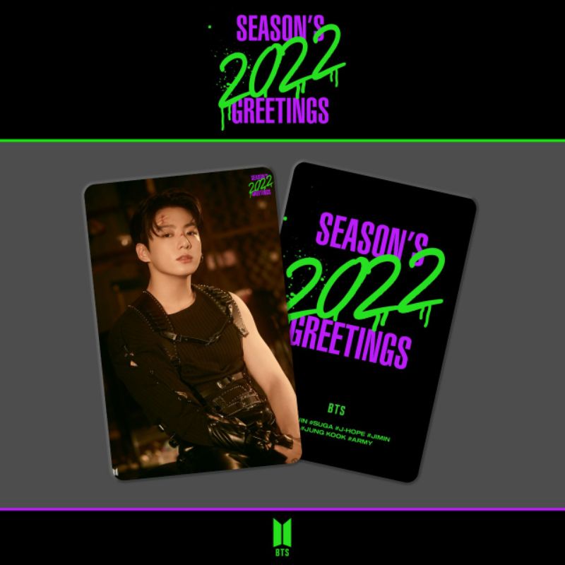 PHOTOCARD BTS SEASON'S 2022 GREETINGS SET ISI 8