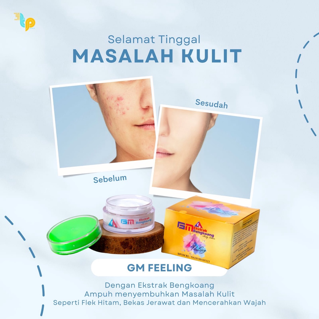 GM FEELING / KRIM GM / PEMUTIH TUBUH / PEMUTIH WAJAH / EKSTRAK BENGKOANG / KRIM WAJAH / BODY LOTION