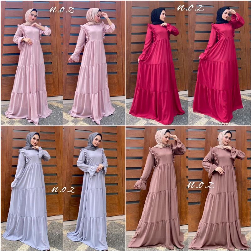 Dress Gamis Anggun ZLVE NEW OZ Original