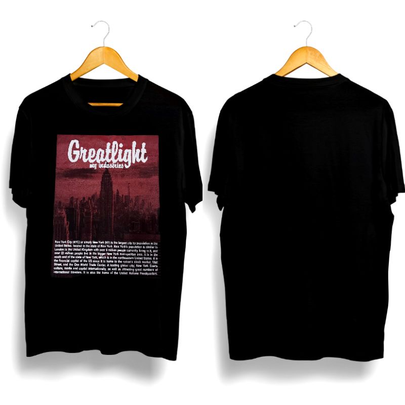 kaos pria/NIGHT VIEW LONDON GREATLIGHT ORIGINAL/kaos distro