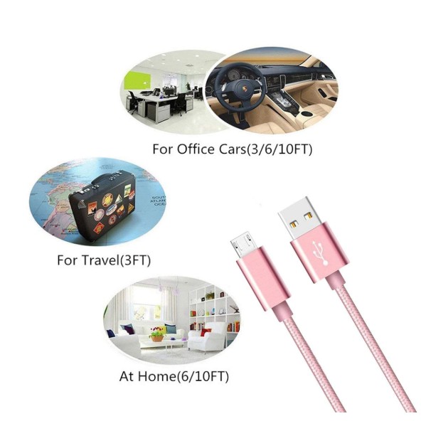 3A Kabel Data Fast Charging ios and Android Micro usb Cable Data