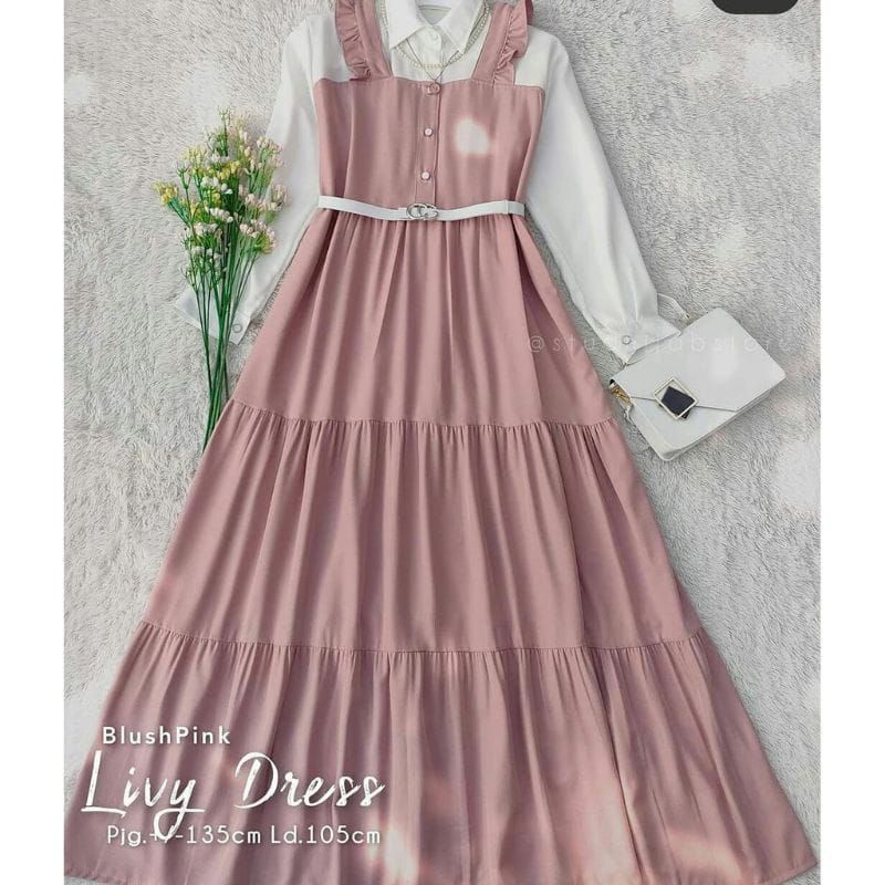 Livy Dress // Fashion remaja muslim  // Outfit terbaru