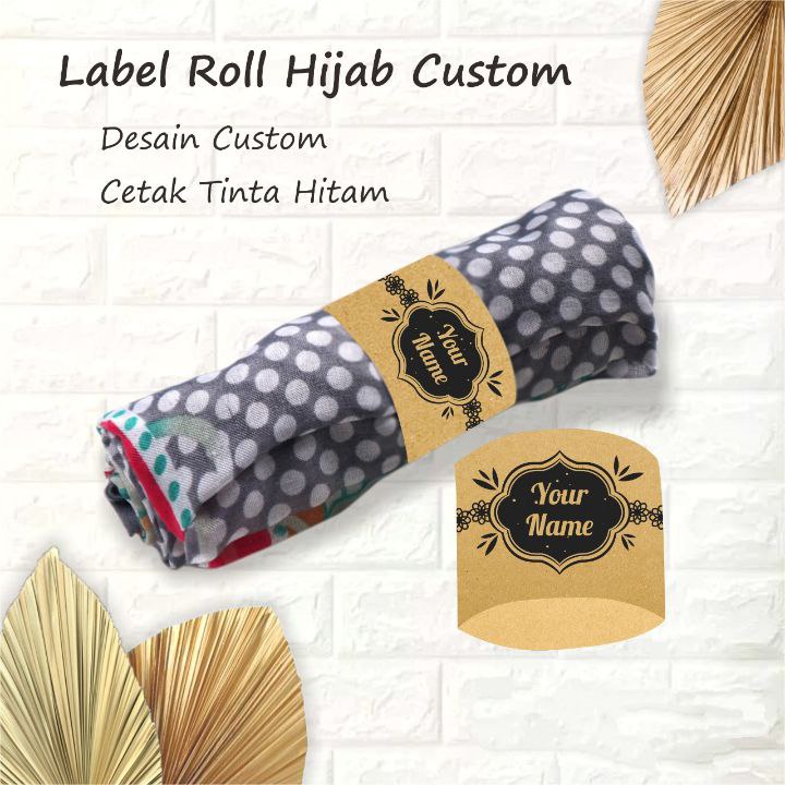 Label Roll Hijab Custom