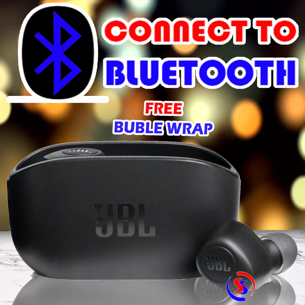 JBL Wave 100 TWS Bluetooth Earbuds Headphone In-Ear - Garansi Resmi