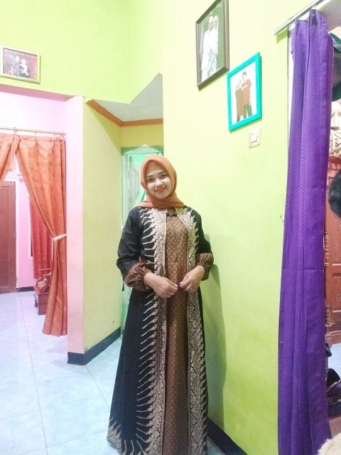 Batik Couple Keluarga Sania Ruffle Ori Ndoro Jowi Dnt