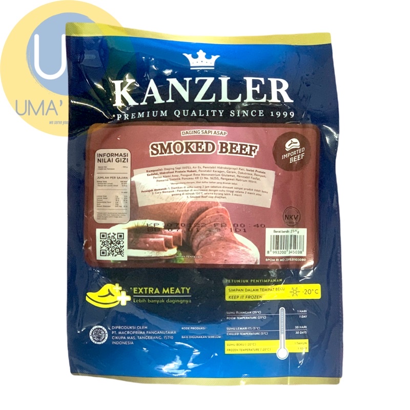 

KANZLER SMOKED BEEF 250GR