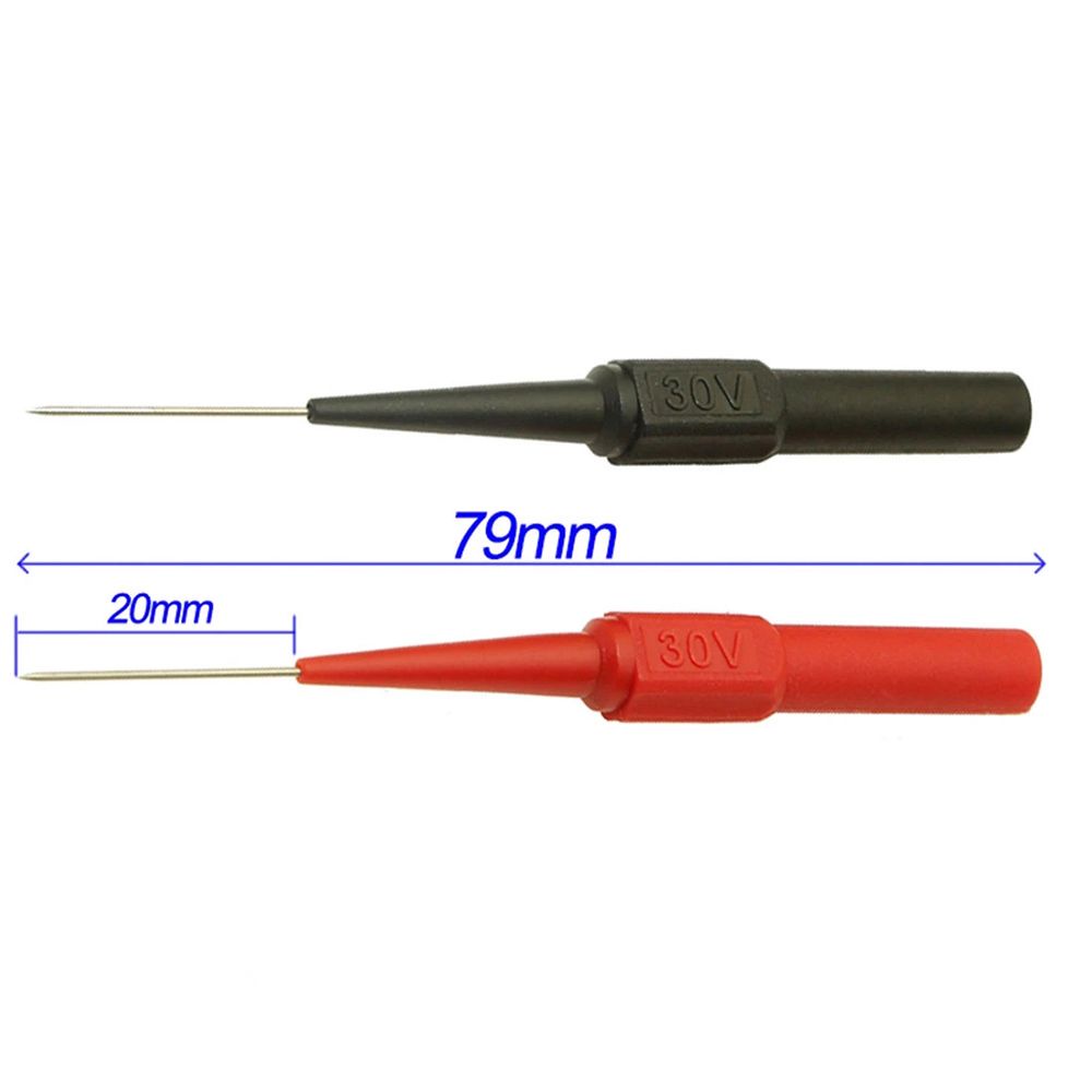 Suyou Test Pen Merah / Hitam Bahan Tembaga Untuk Multimeter Mobil