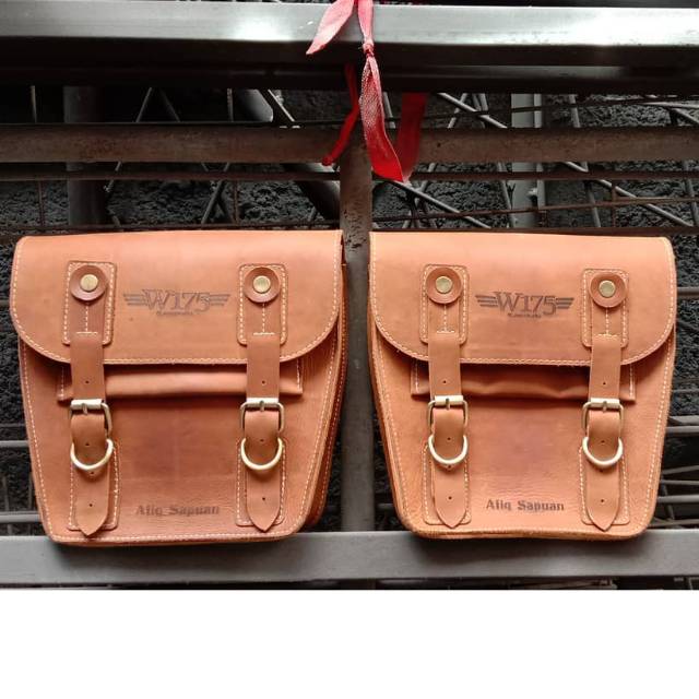 Sidebag kawasaki W175// Tas motor W175