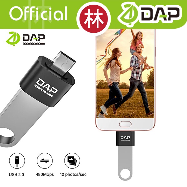 DAP OTG2-N Adapter Converter OTG USB 3.0 to Micro USB Original OTG2