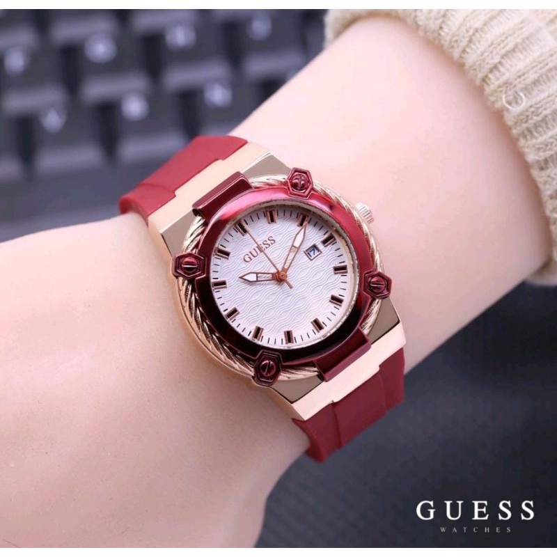 Jam Tangan Wanita Terlaris Jam Tangan Fashion Rubber Halus Wanita Jam Tangan Favorit Kesukaan Wanita