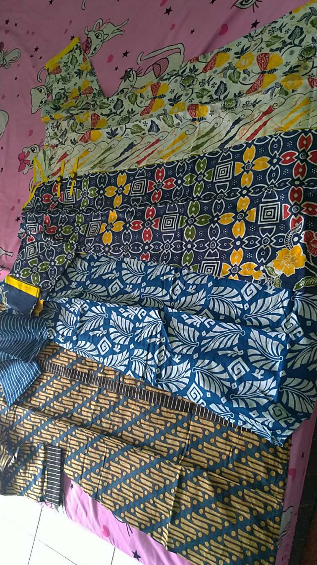 Tunic Sanghai List Parang Warna Lawasan Tunik Batik Cewek Tunic Batik Wanita Seragam Batik Kerja